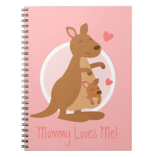 Cuaderno Niño lindo de la madre de Joey del bebé del