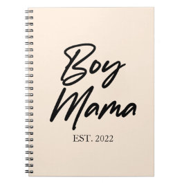 Cuaderno Niño Mamá Personalizado Este. Año Mamá Mímica Míni