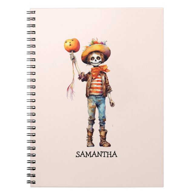 Cuaderno Niño Zombie Adorable - Halloween Lindo (3) (Frente)
