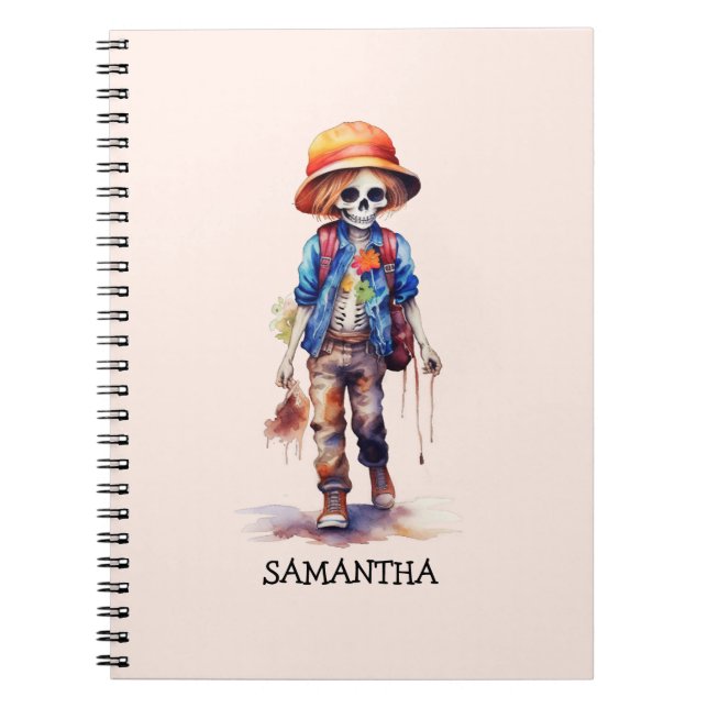 Cuaderno Niño Zombie Espeluznante pero Adorable – Macabro A (Frente)