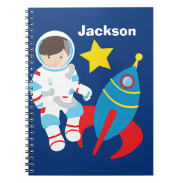 Cuaderno Niños astronautas astronautas Personalizados de Gu