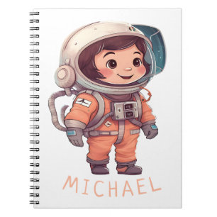 Cuaderno Niños Astronautas en el nombre de los planetas del