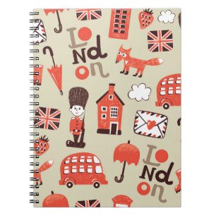 Cuaderno Niños de Londres: Diseño de patrones divertidos