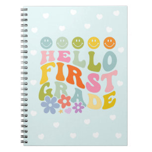 Cuaderno Niños de primer grado de color