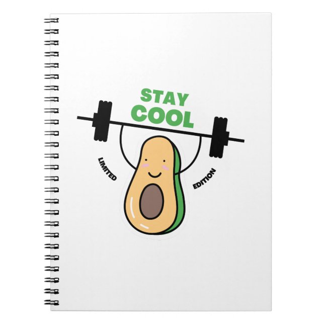 Cuaderno niños divertidos se mantienen frescos para la escu (Frente)