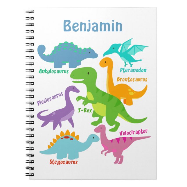Cuaderno Niños Lindos Dinosaurio (Frente)