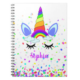 Cuaderno Niños mágicos personalizados con unicornio