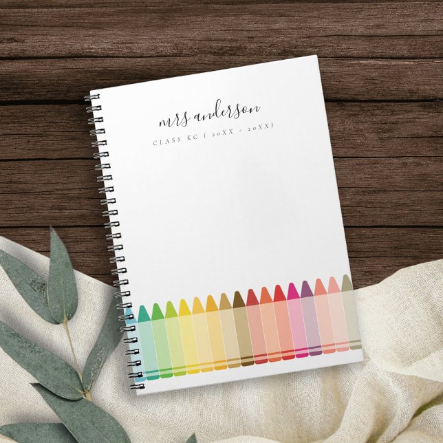 Cuaderno Niños modernos maestros coloridos colores de rayón (Subido por el creador)