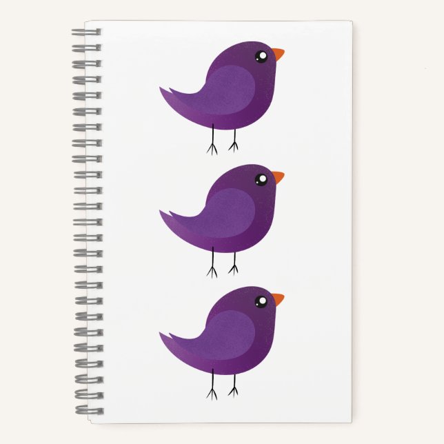 Cuaderno Niños pajarito lindo  (Anverso)