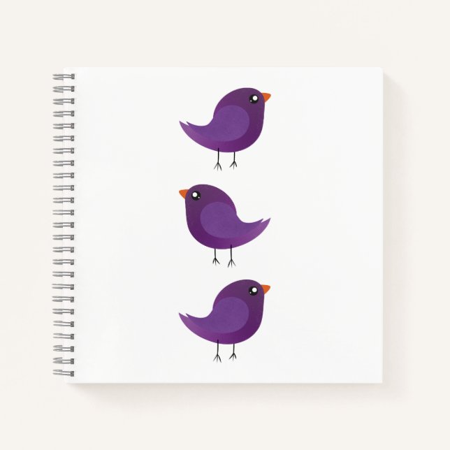 Cuaderno Niños pajarito lindo  (Anverso)
