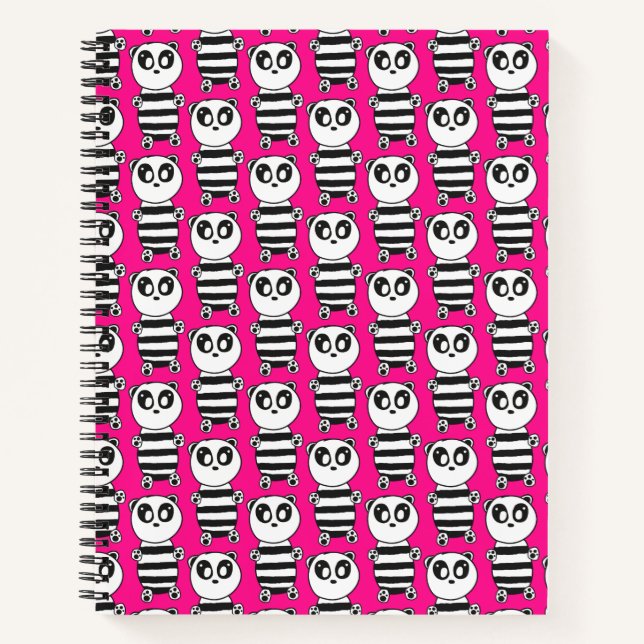 Cuaderno Niños panda  (Anverso)