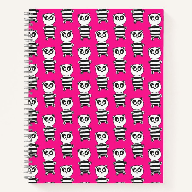 Cuaderno Niños panda  (Anverso)