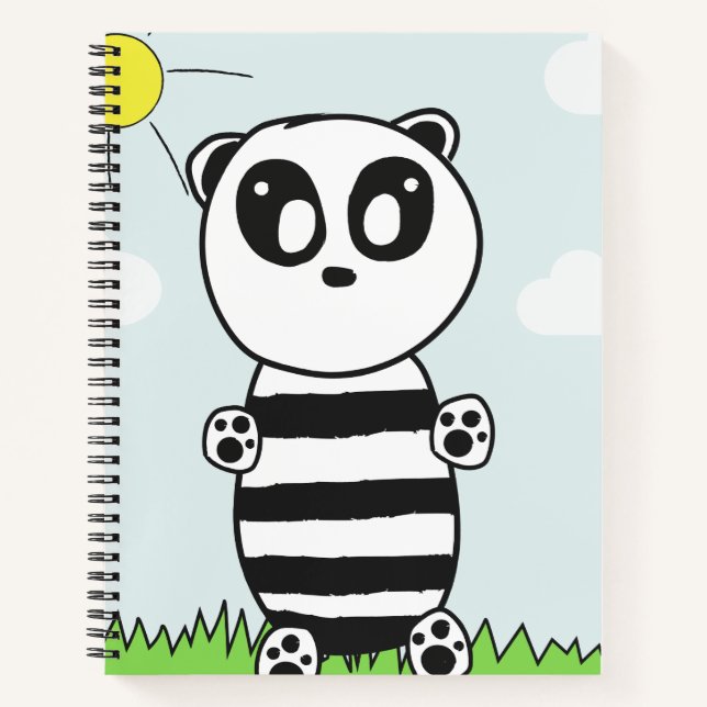 Cuaderno Niños Panda  (Anverso)
