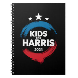 Cuaderno Niños Para Harris Presidente Niños Aman a Kamala H