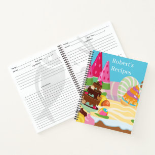 Cuaderno Niños seleccionados añaden receta de nombres Equip