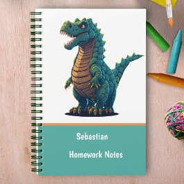 Cuaderno Niños y Niñas de Tiranosaurio T-Rex Dinosauriolind
