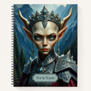 Cuaderno Nivalis Mountain Queen Dark Fantasy Tapa dura