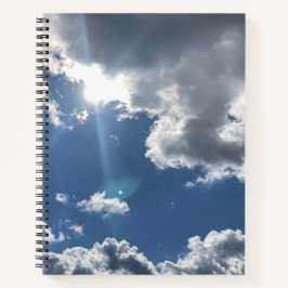 Cuaderno Niza portátil espiral de día brillante