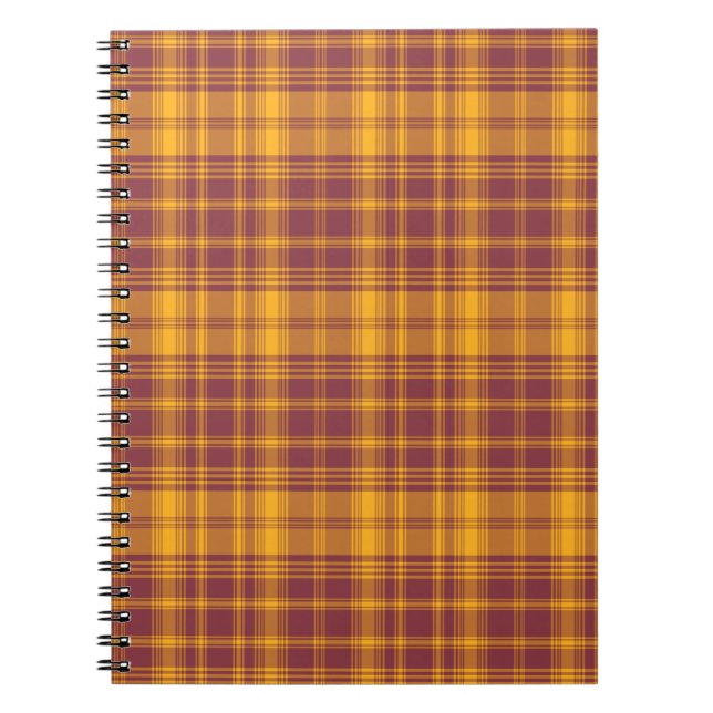 Cuaderno No. 18 de la tela escocesa (Frente)