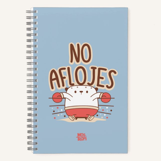 Cuaderno │No aflojes (Anverso)