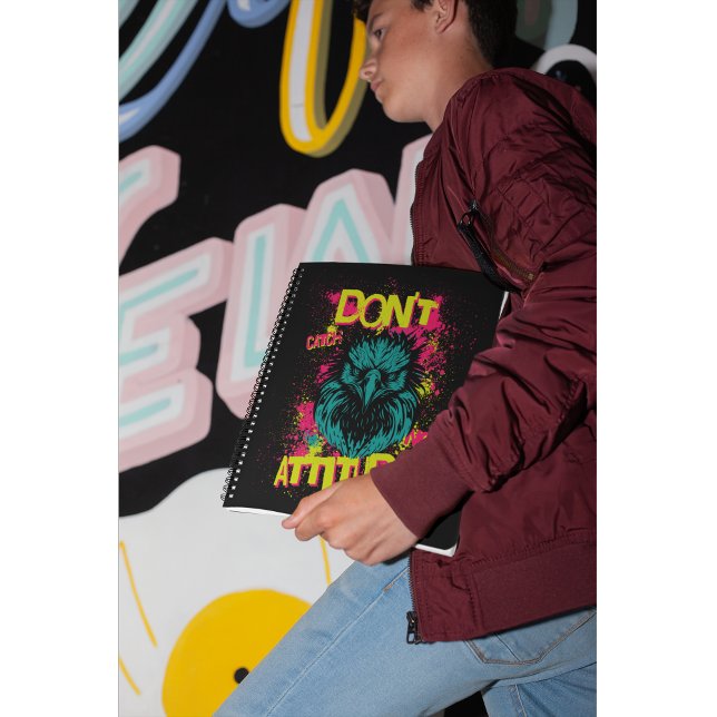 Cuaderno No atrapen actitud - Sarcástico (Subido por el creador)