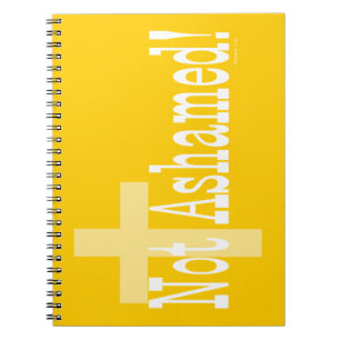 Cuaderno ¡No avergonzado! 1:16 de los romanos (con la cruz