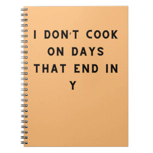 Cuaderno No Cocino En Días Que Terminan En Y, Cocina Divert