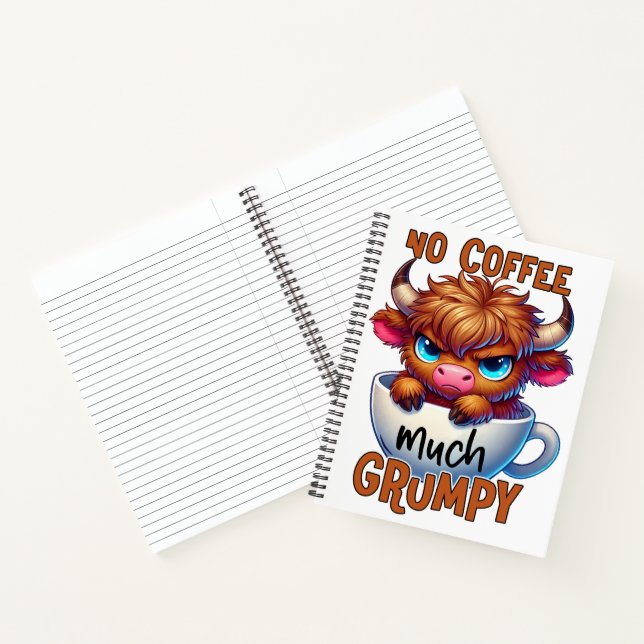 Cuaderno No Coffee Much Grumpy  (Interior)