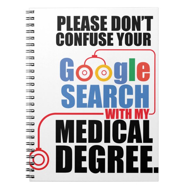 Cuaderno No confundas tu búsqueda en Google (Frente)