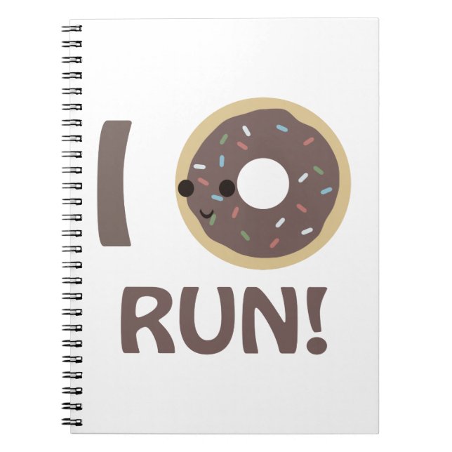 Cuaderno No corro donut (Frente)
