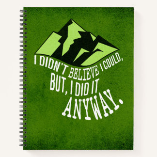 Cuaderno No creía que pudiera... Portátil motivador
