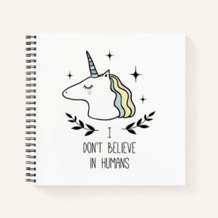 Cuaderno No creo en los seres humanos