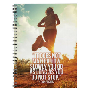Cuaderno NO DETENGAS. Motivación de entrenamiento de marató