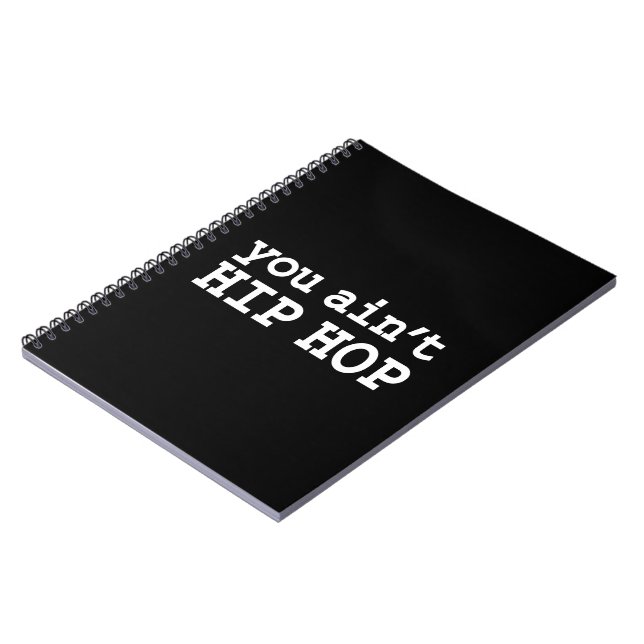 Cuaderno no eres HIP HOP (Lado Izquierdo)