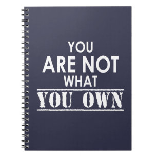 Cuaderno No Eres Lo Que Eres Propio