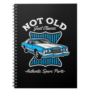 Cuaderno No es Antiguo, Solo Diseño Clásico de Coche Retro