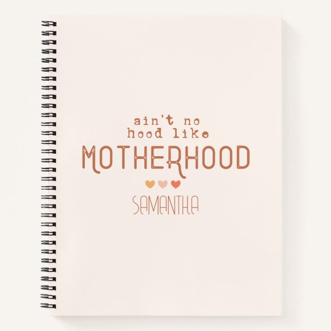 Cuaderno No es como la maternidad (Anverso)