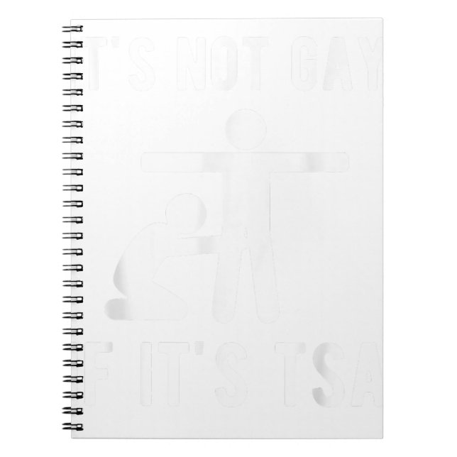 Cuaderno No es gay si es seguridad de los camisas de la AST (Frente)