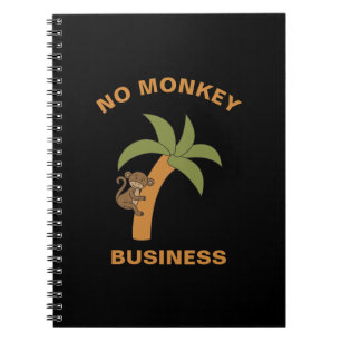 Cuaderno No es gracioso el negocio de los monos zoo Jungle