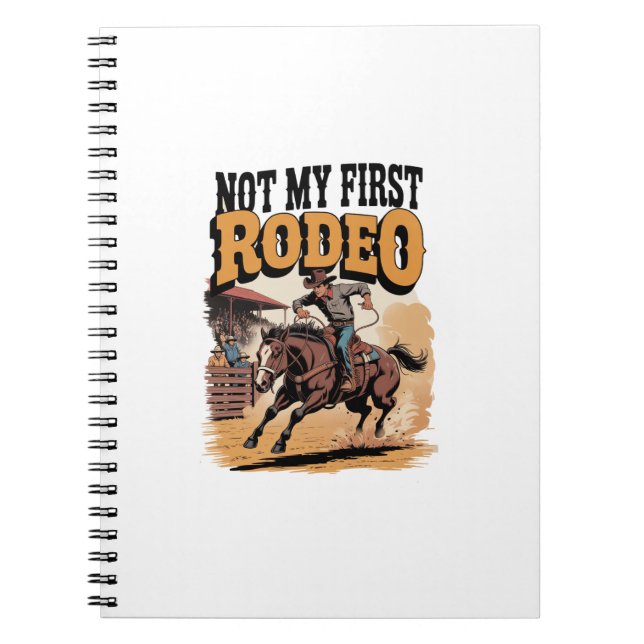 Cuaderno No es mi primer rodeo del oeste (Frente)