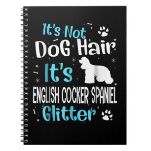 Cuaderno No es pelo de perro es Cocker español inglés