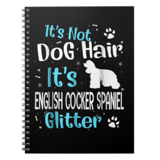 Cuaderno No es pelo de perro es Cocker español inglés