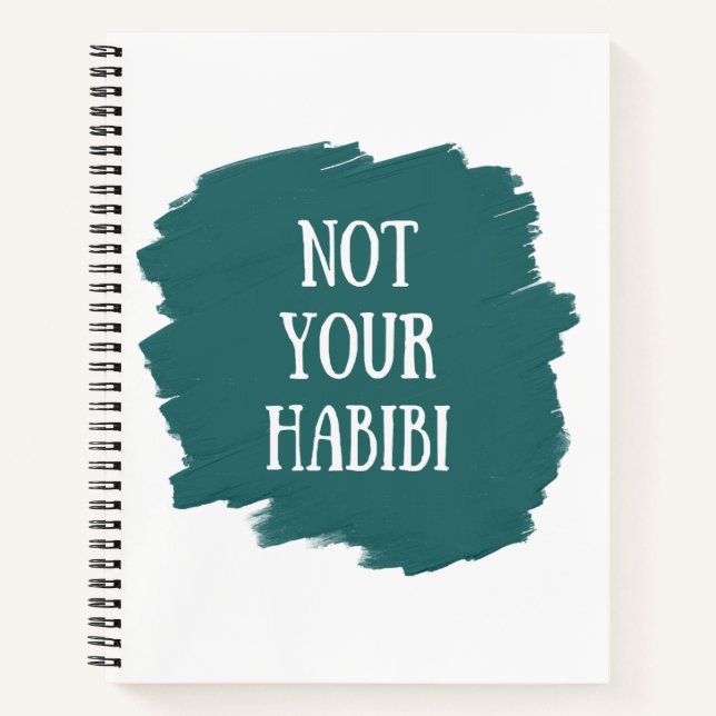 Cuaderno No es tu Habibi (Anverso)
