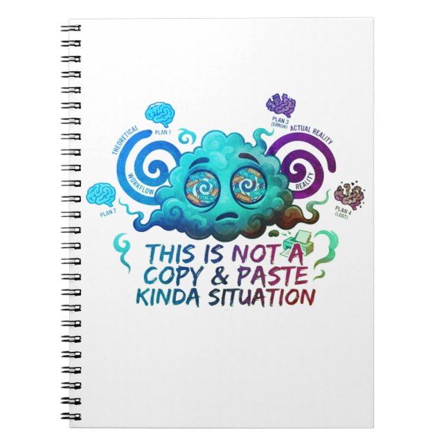 Cuaderno No es una situación de copiar y pegar (Frente)