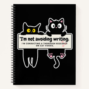 Cuaderno No estoy evitando escribir: La tira cómica del esc