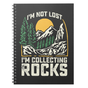 Cuaderno No estoy perdido, estoy coleccionando rocas