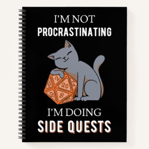 Cuaderno No Estoy Procrastinando Estoy Haciendo Misiones Se