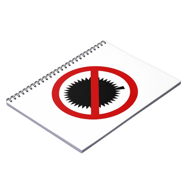 Cuaderno NO Fruta tropical duriana ⚠ Rótulo tailandés ⚠ (Lado Izquierdo)