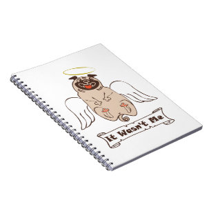 Cuaderno No fue una cita graciosa de ángel pug de mí