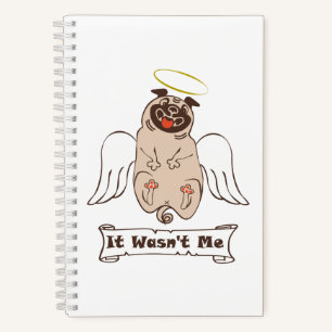 Cuaderno No fue una cita graciosa de ángel pug de mí